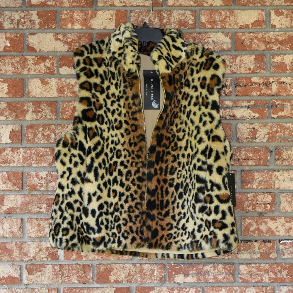 Fuda Studio Reversible Faux Fur Vest